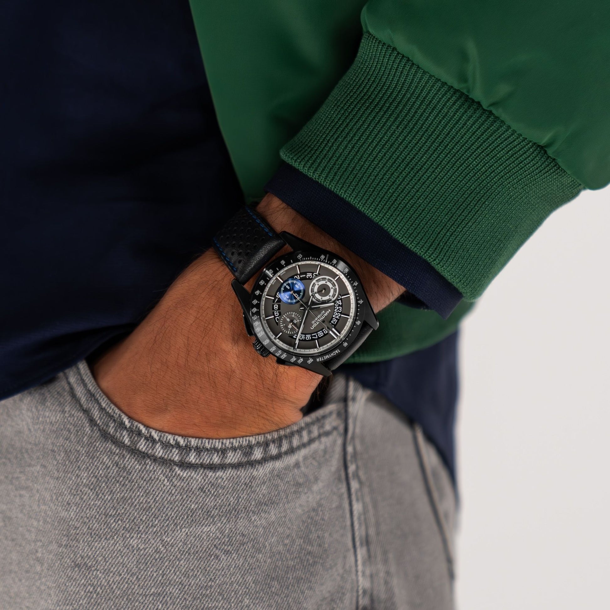 Hamilton Jazzmaster Performer Autochrono 42mm H36646780