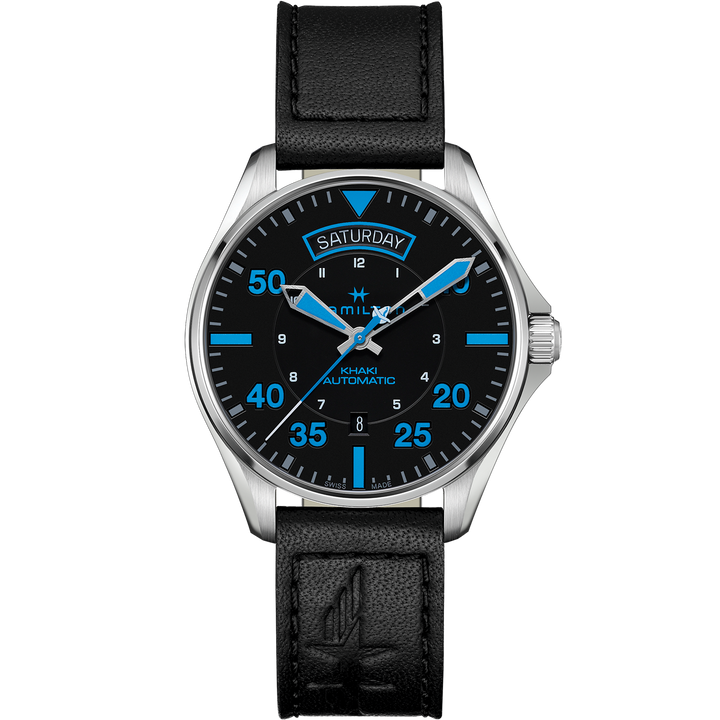 Hamilton Khaki Aviation Pilot Day-Date - Air Zermatt Auto H64625731