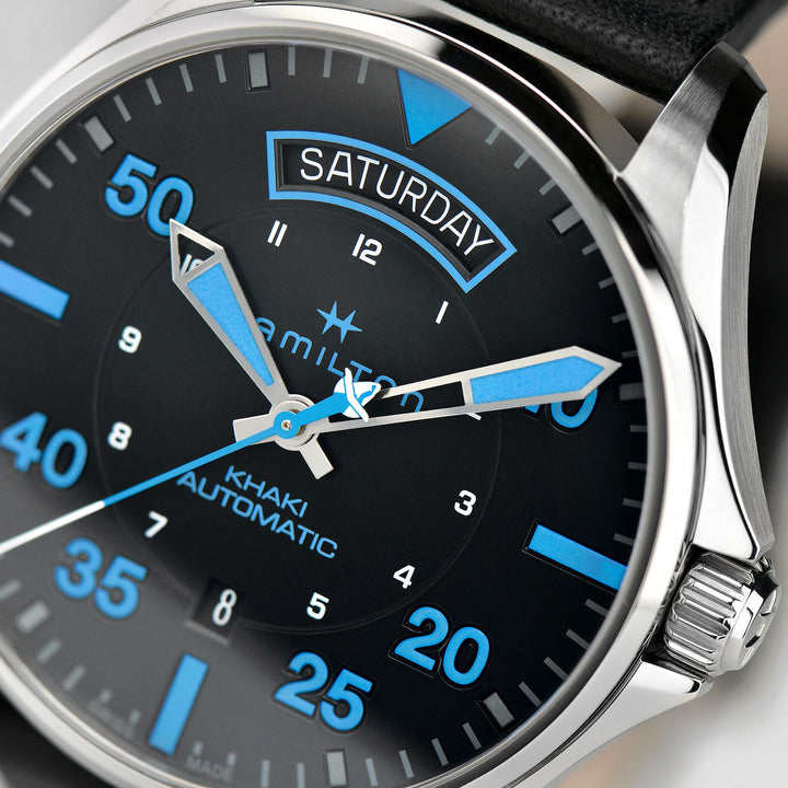 Hamilton Khaki Aviation Pilot Day-Date - Air Zermatt Auto H64625731