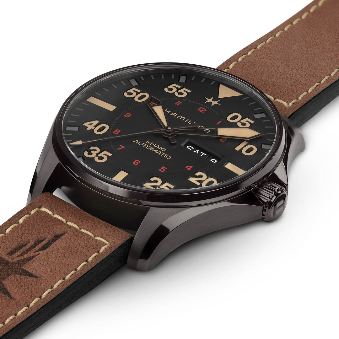 Hamilton Khaki Aviation Pilot Day Date Auto H64705531