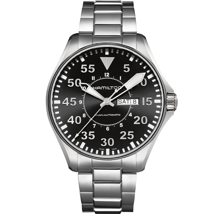 Hamilton Khaki Aviation Pilot Day Date Auto H64715135