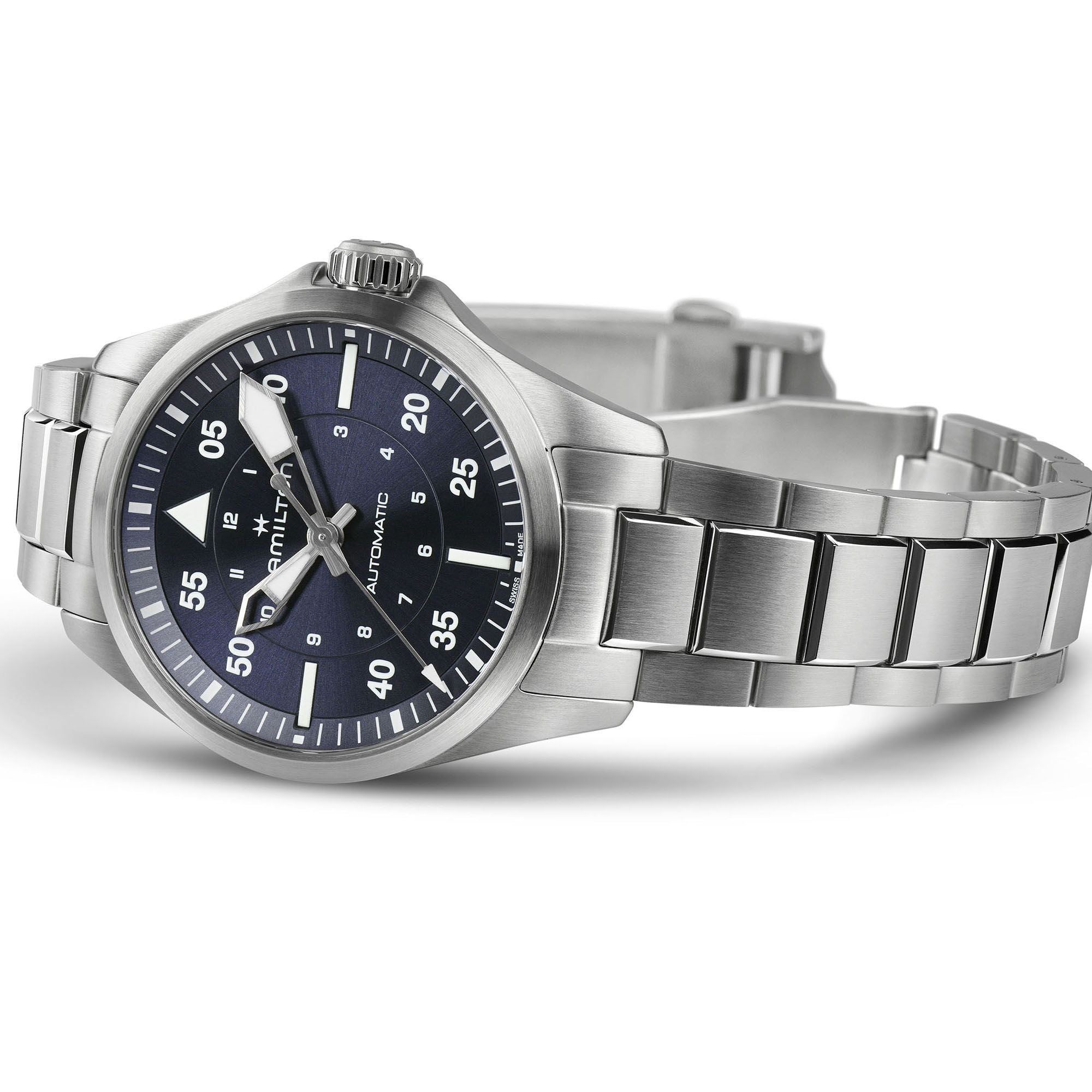 Khaki Aviation Pilot Auto – Safa Jewelers