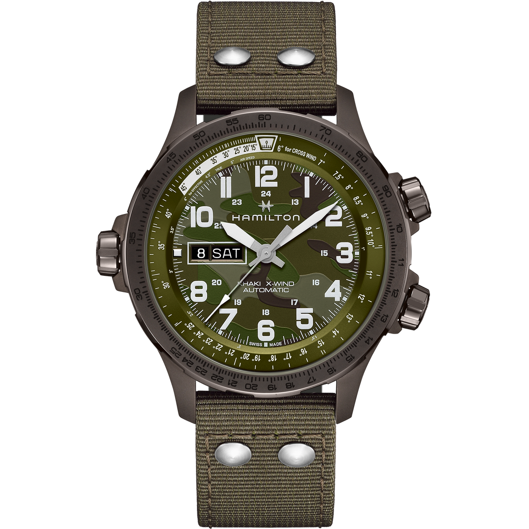 Hamilton Khaki AviationX-Wind Day Date Auto H77775960