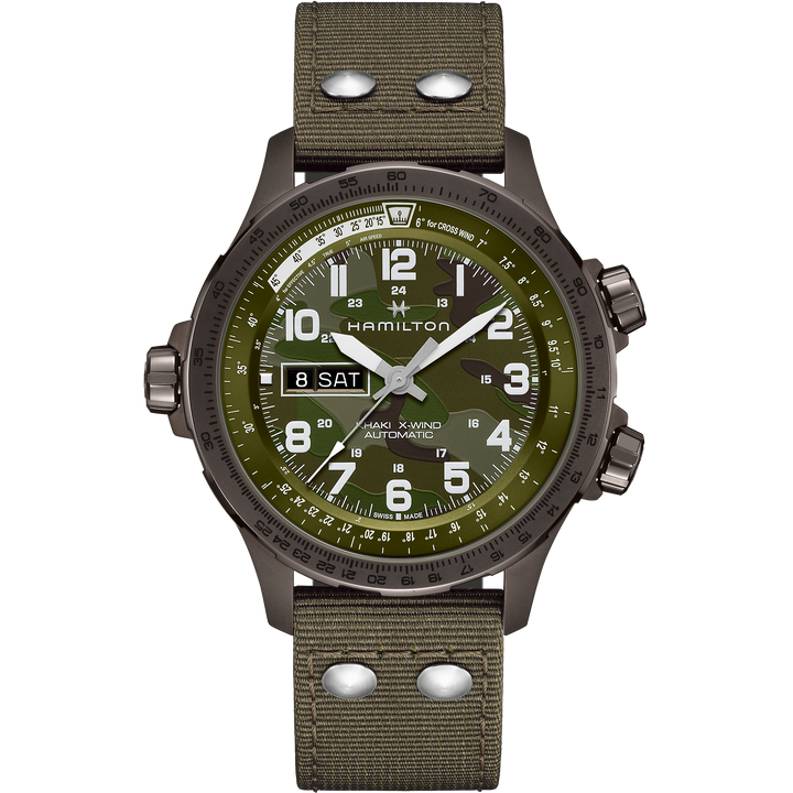 Hamilton Khaki AviationX-Wind Day Date Auto H77775960