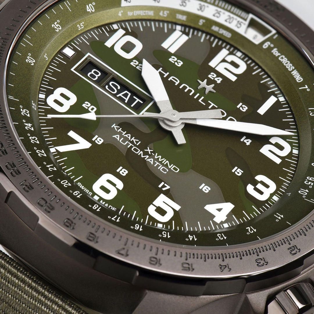 Hamilton Khaki AviationX-Wind Day Date Auto H77775960