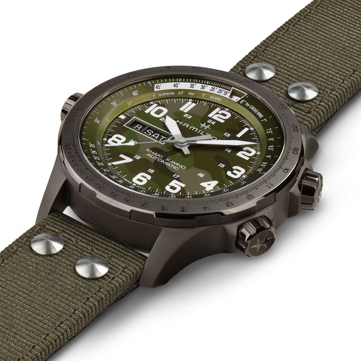 Hamilton Khaki AviationX-Wind Day Date Auto H77775960
