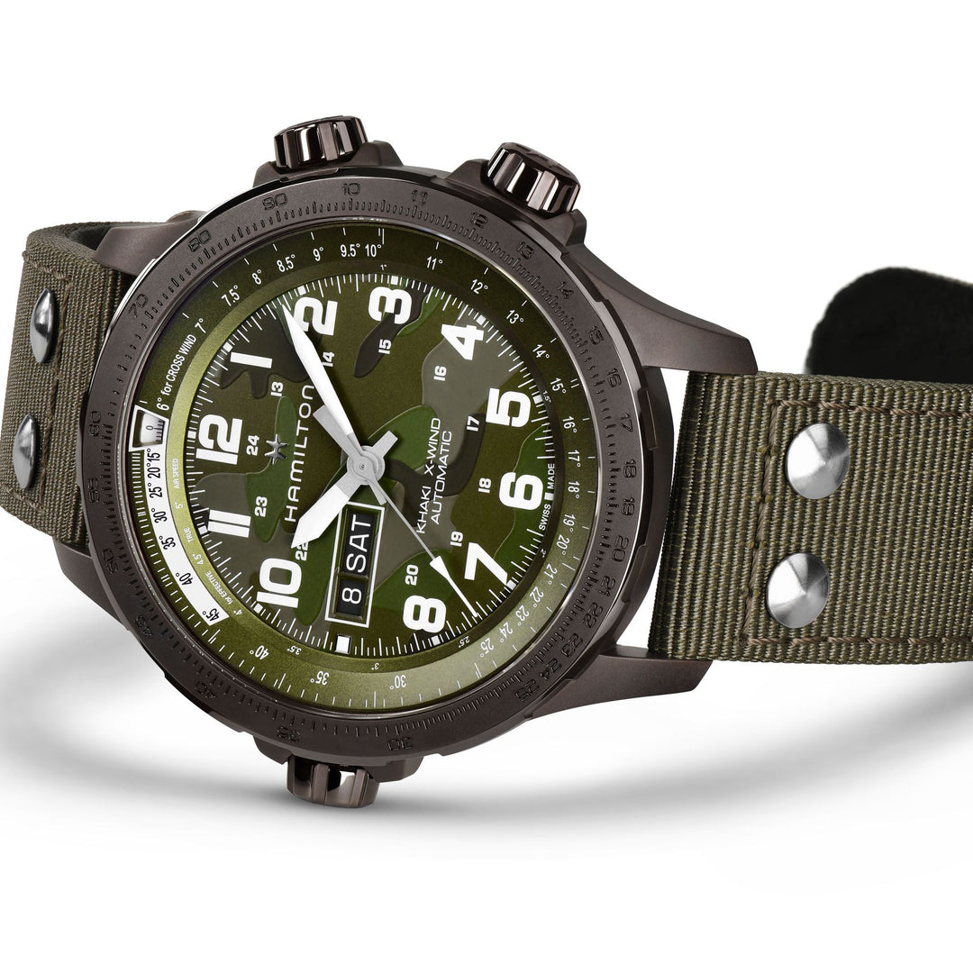 Hamilton Khaki AviationX-Wind Day Date Auto H77775960