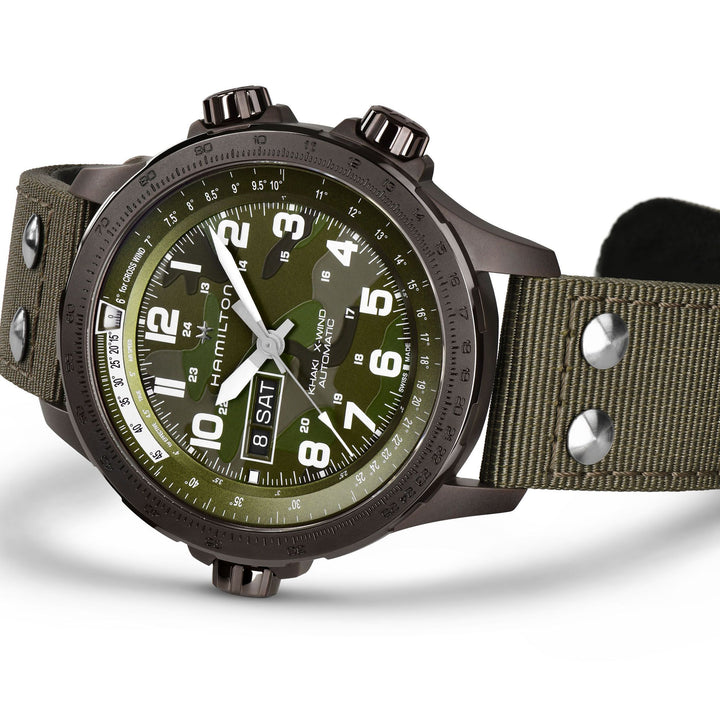 Hamilton Khaki AviationX-Wind Day Date Auto H77775960
