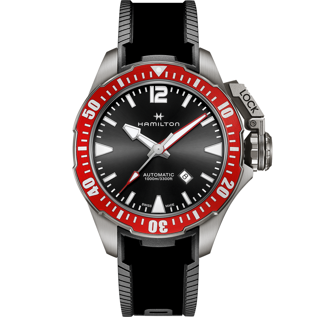 Hamilton Khaki Navy Frogman Titanium Auto H77805335