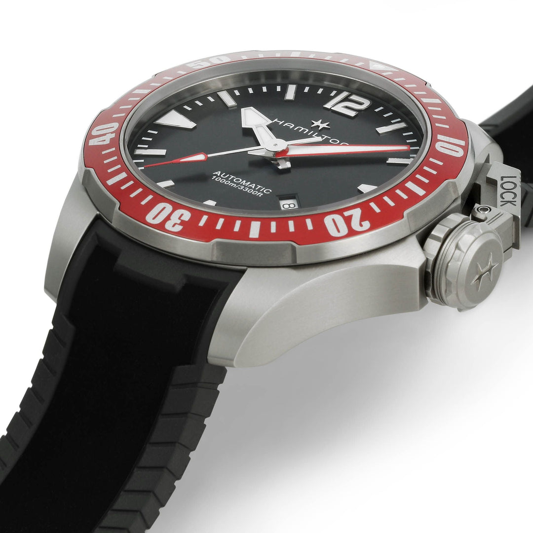 Hamilton Khaki Navy Frogman Titanium Auto H77805335