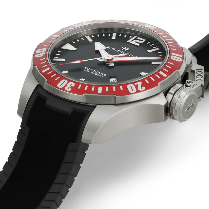 Hamilton Khaki Navy Frogman Titanium Auto H77805335