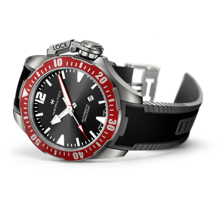 Hamilton Khaki Navy Frogman Titanium Auto H77805335