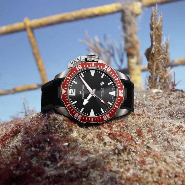 Hamilton Khaki Navy Frogman Titanium Auto H77805335
