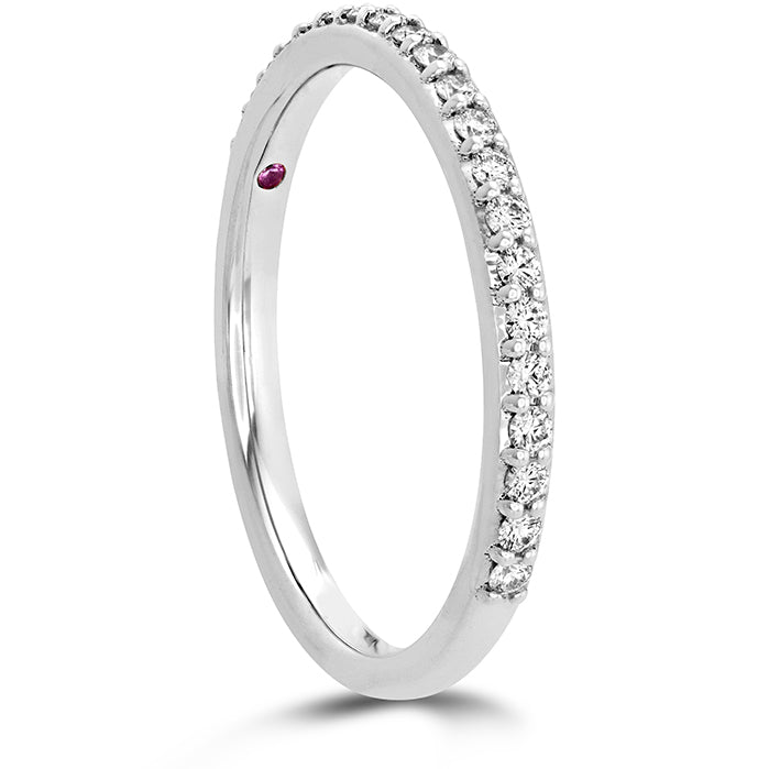 0.19 ctw. Behati Say It Your Way Matching Band in 18K White Gold