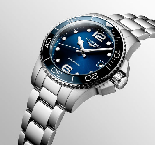 Hydroconquest Quartz Watch, Ø 32.00 Mm, Stainless Steel And Ceramic Bezel.
