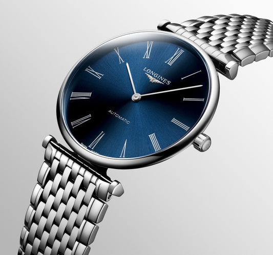 La Grande Classique De Longines Automatic Watch, Ø 38.00 Mm, Stainless Steel.