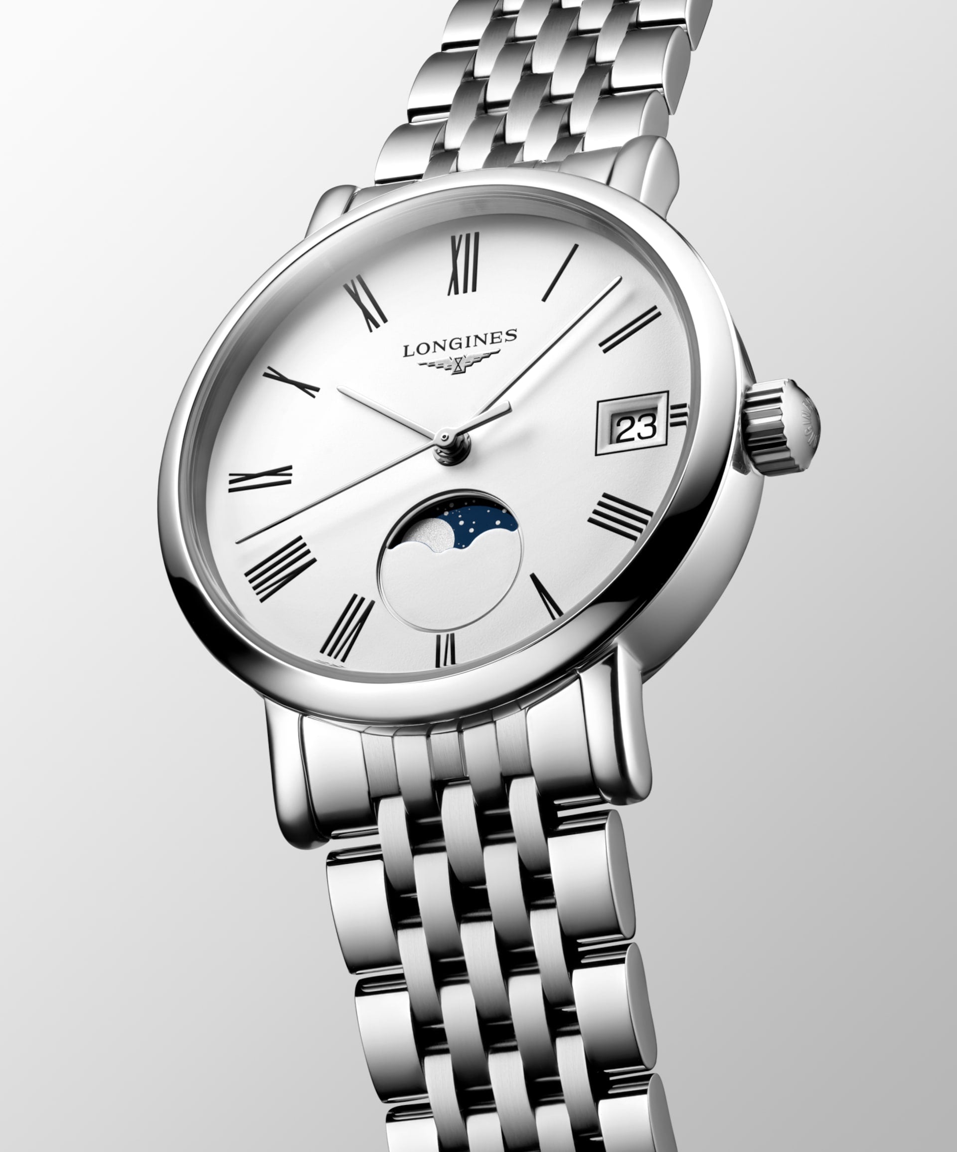 Elegant Collection Moonphase Quartz Watch, Ø 30.00 Mm, Stainless