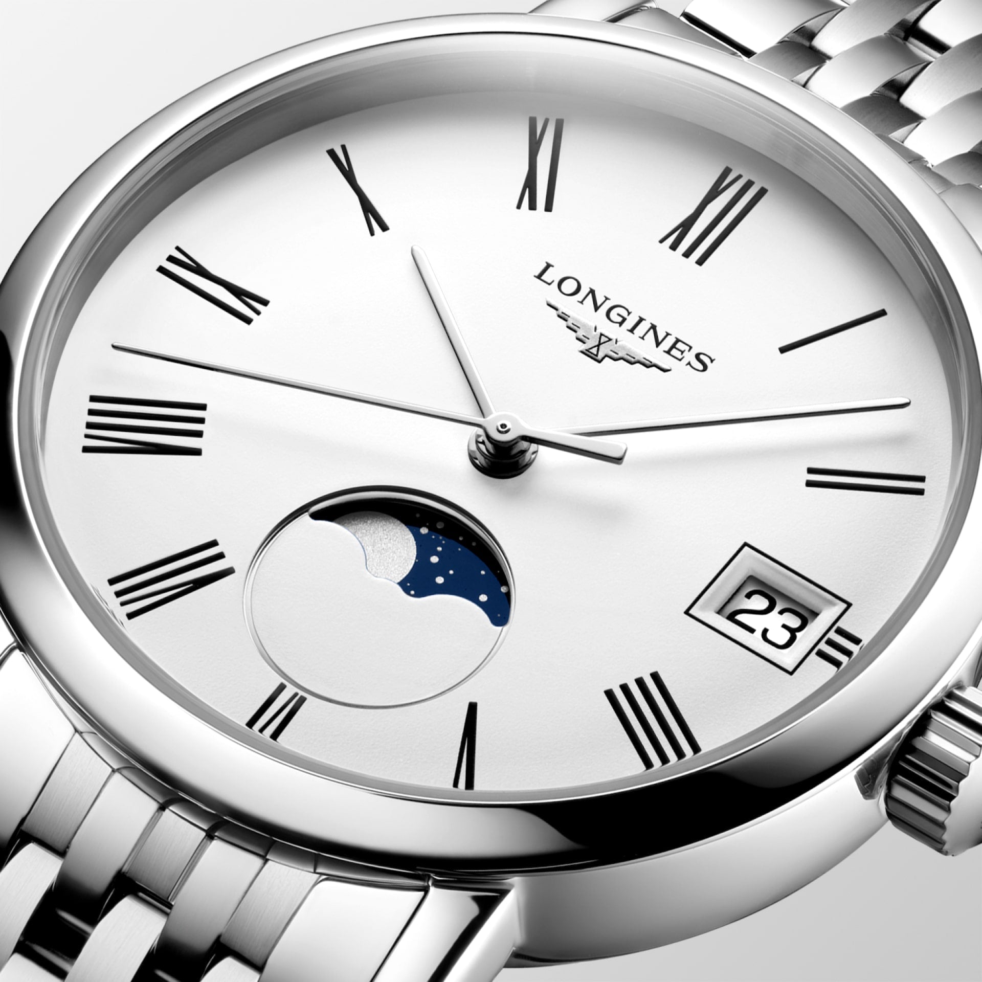 Elegant Collection Moonphase Quartz Watch, Ø 30.00 Mm, Stainless