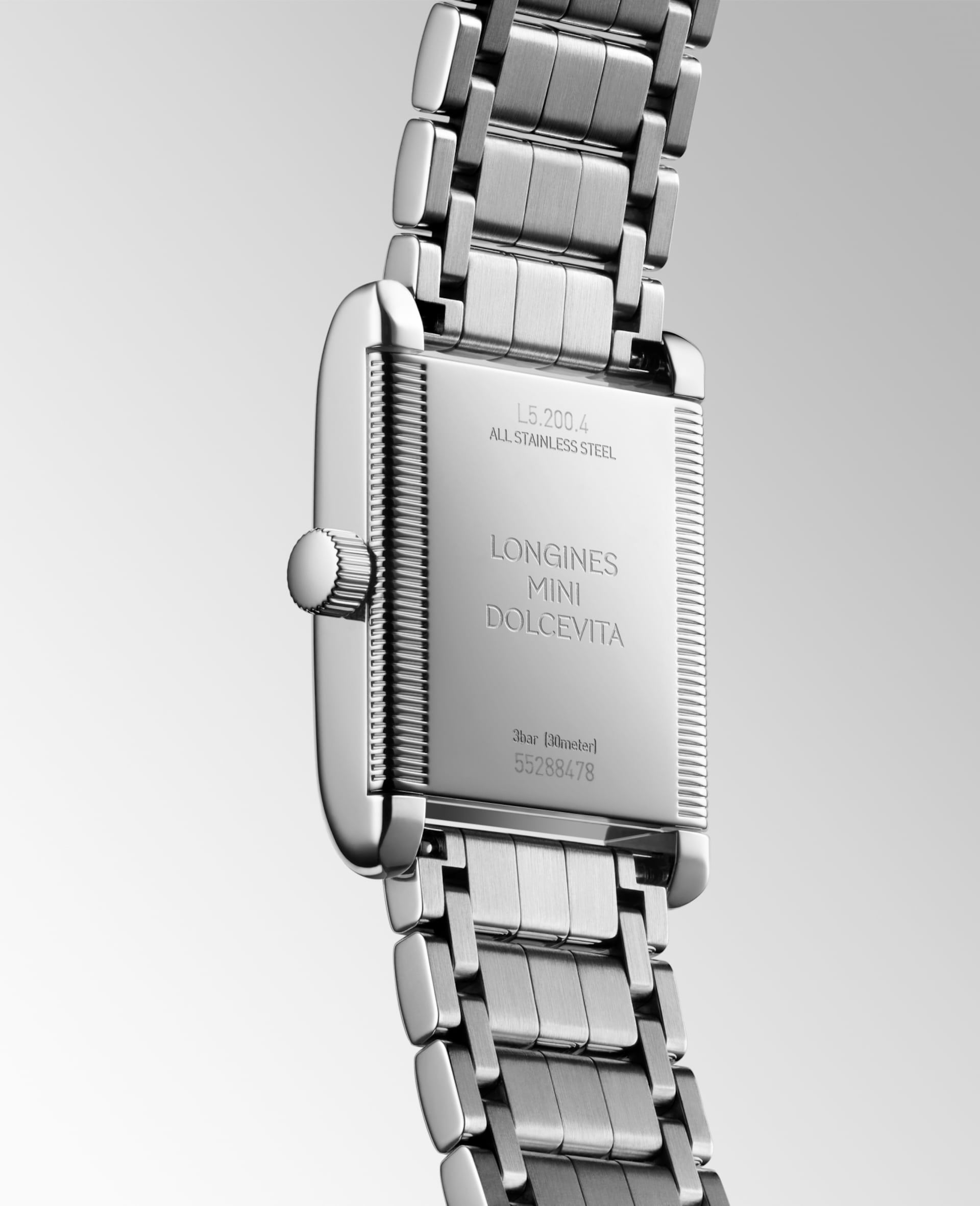 小鼓　革　⑤ Mini Dolcevita Quartz Watch, 21.50 X 29.00 Mm, Stainless Steel