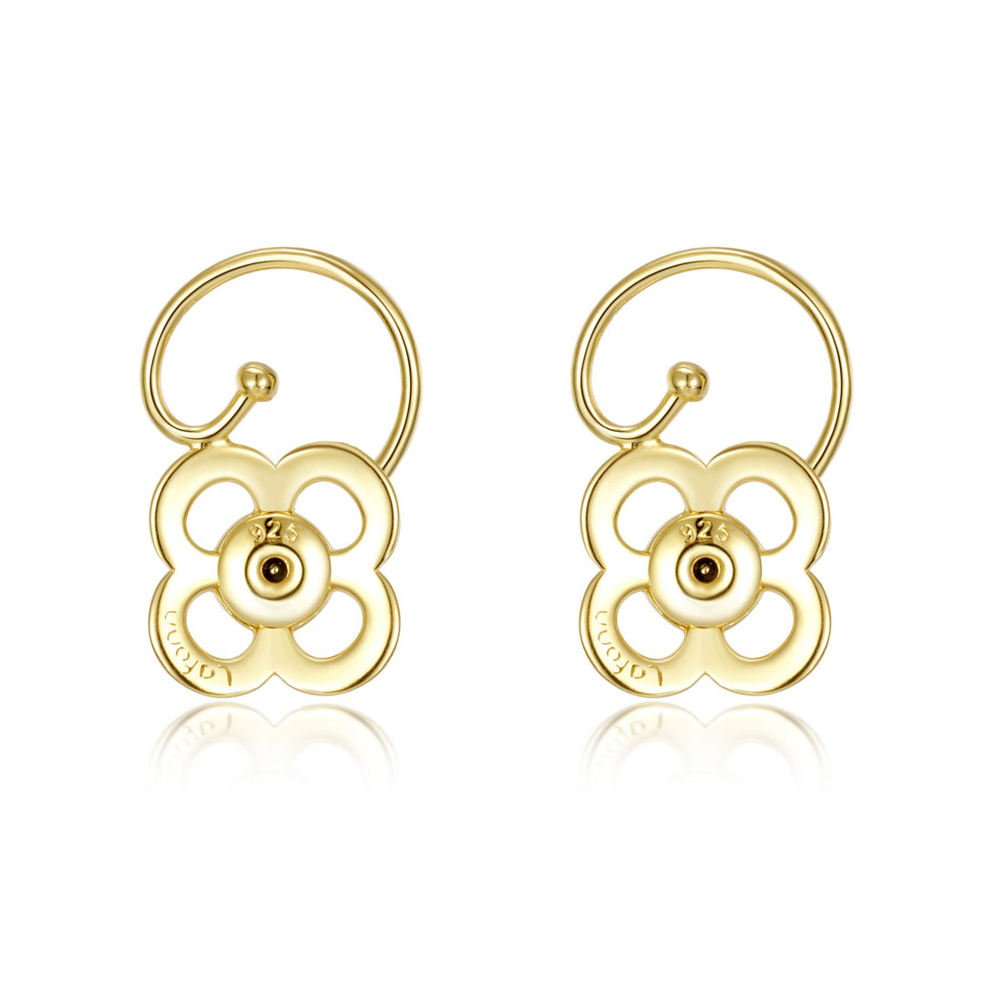 lux clover earring backing 2