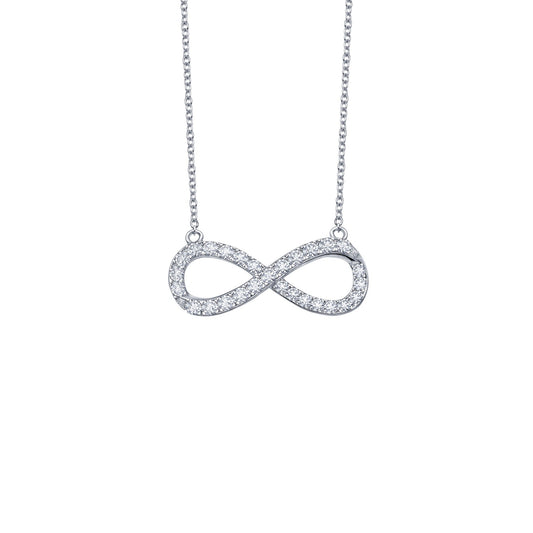 0 33 ctw infinity necklace