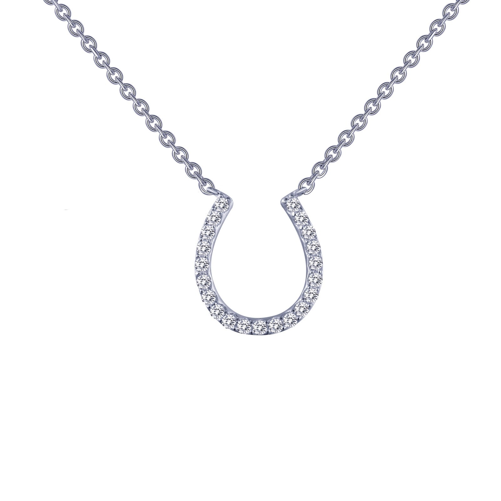 0 21 ctw horseshoe necklace