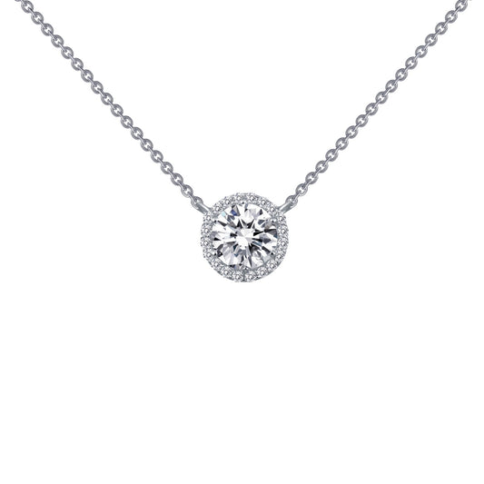 1 23 ctw halo necklace