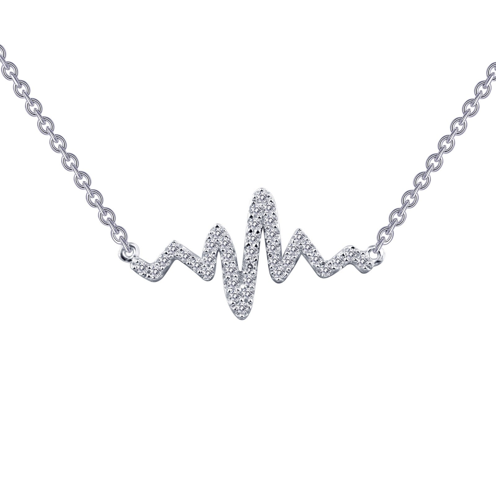 0 39 ctw heartbeat necklace