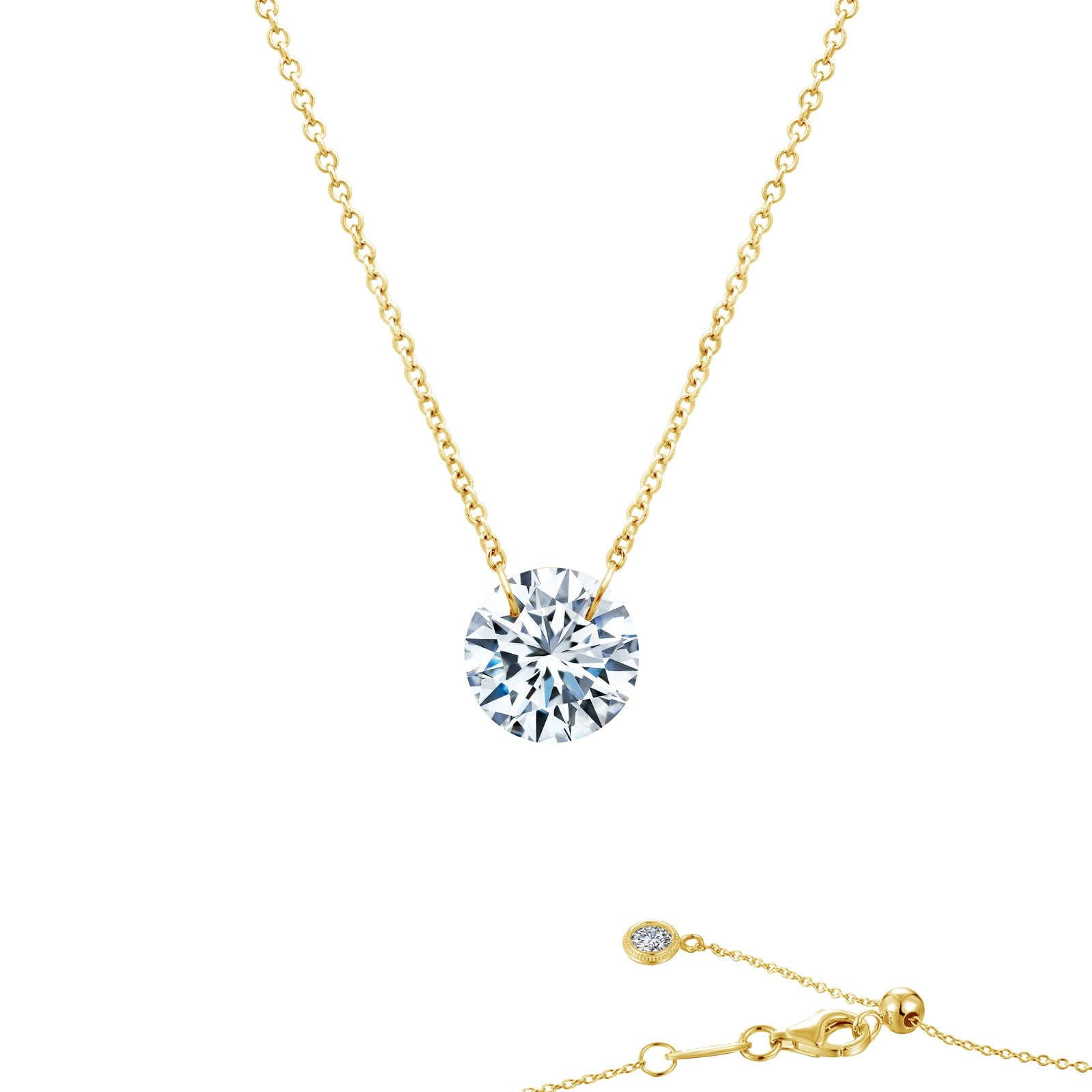 frameless solitaire necklace 5