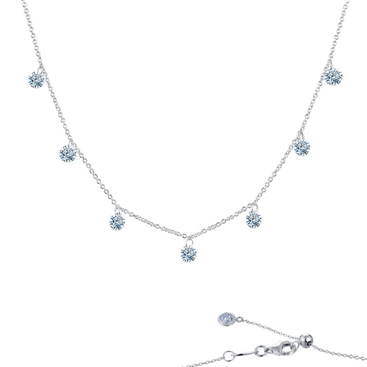 frameless raindrop necklace