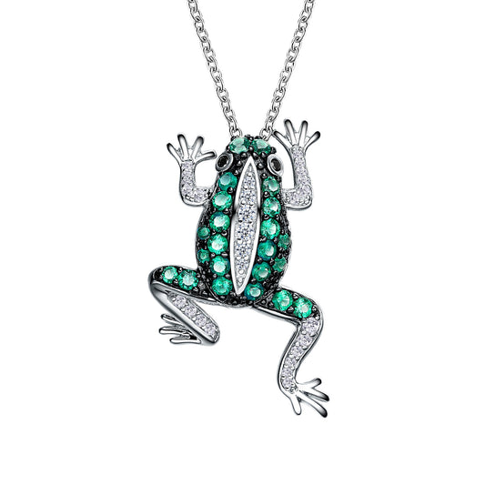 whimsical frog necklace