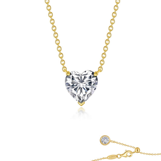 heart solitaire necklace 1