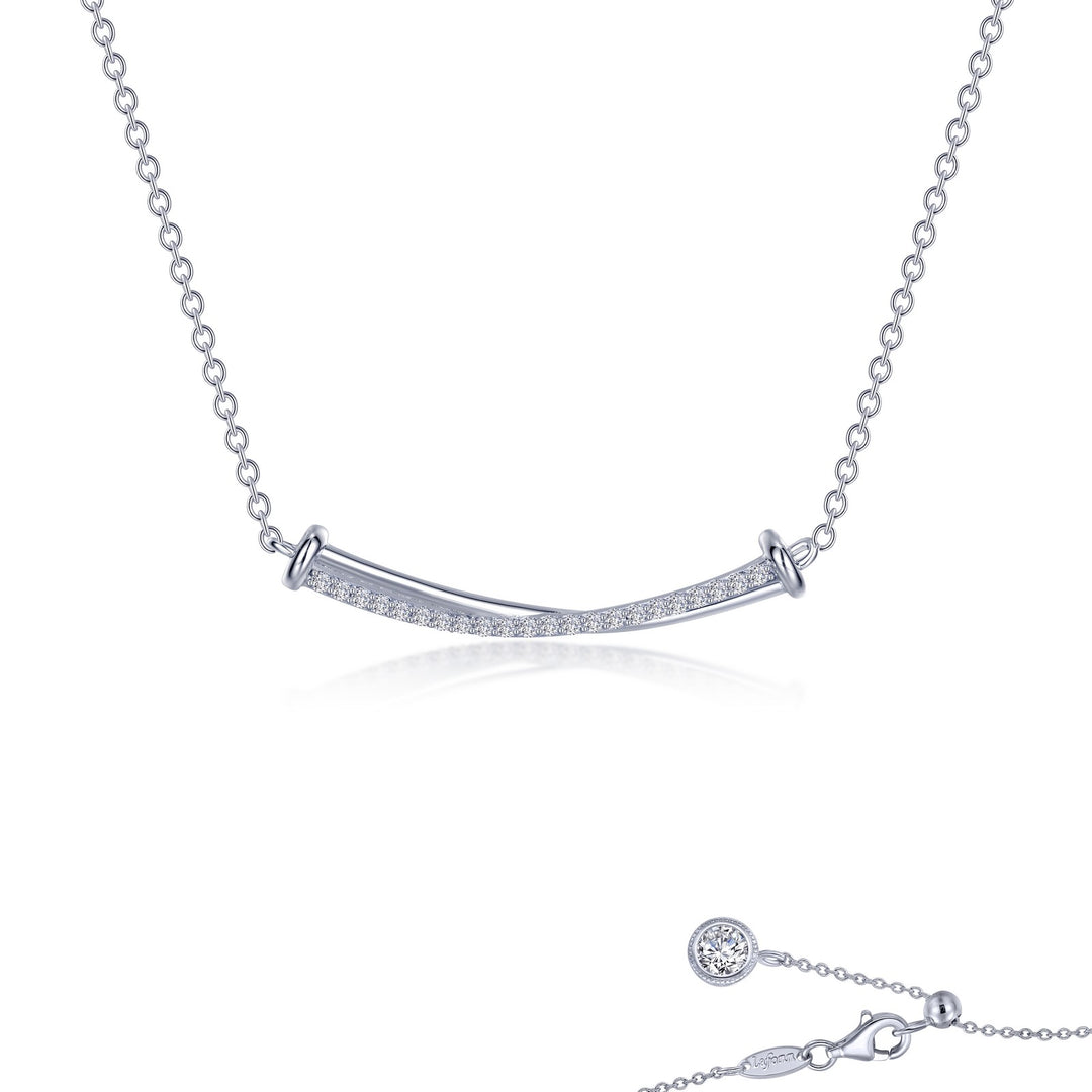 double bar necklace