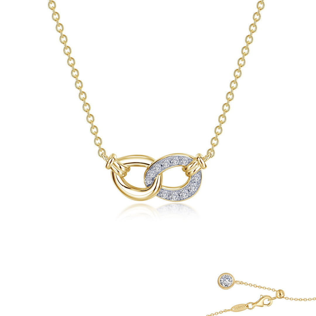 interlocking circles necklace 1
