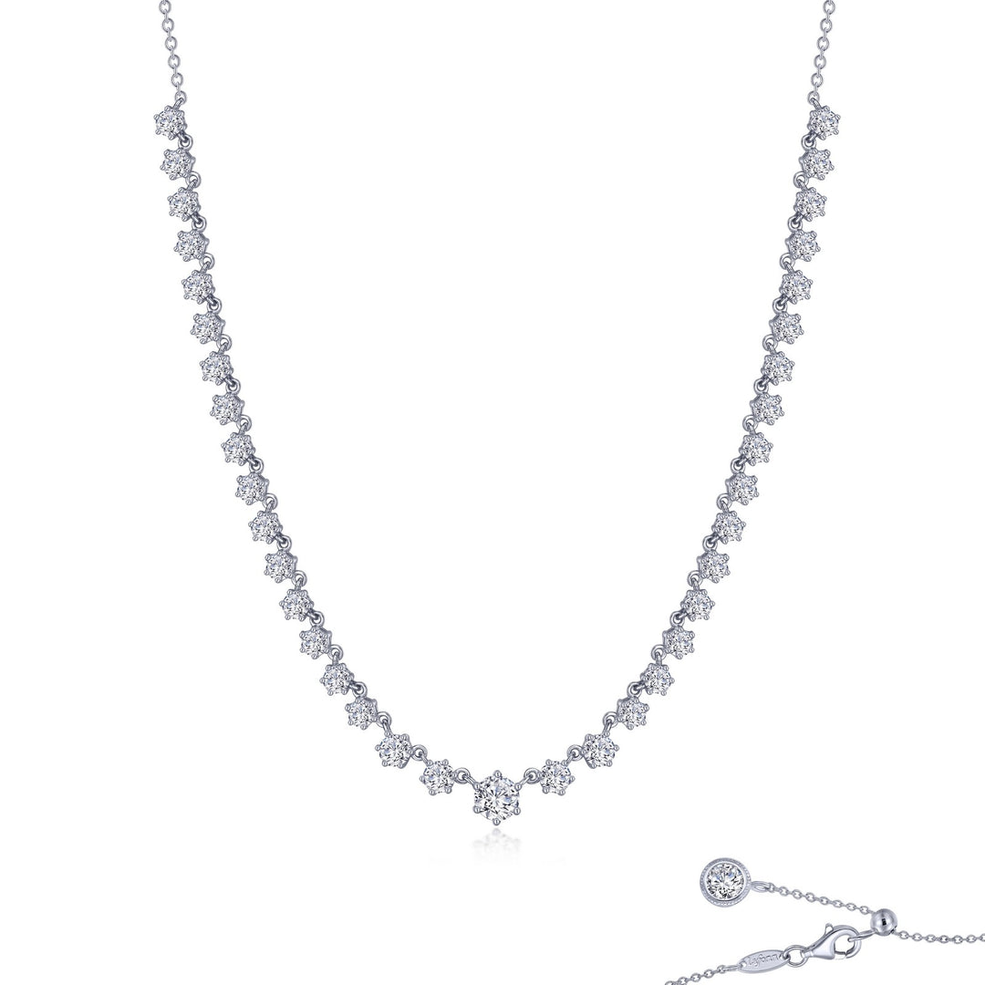 graduated tennis necklace