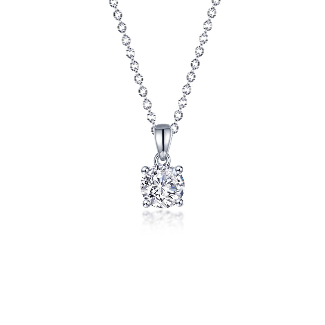 1 CTW 4-Prong Solitaire Necklace