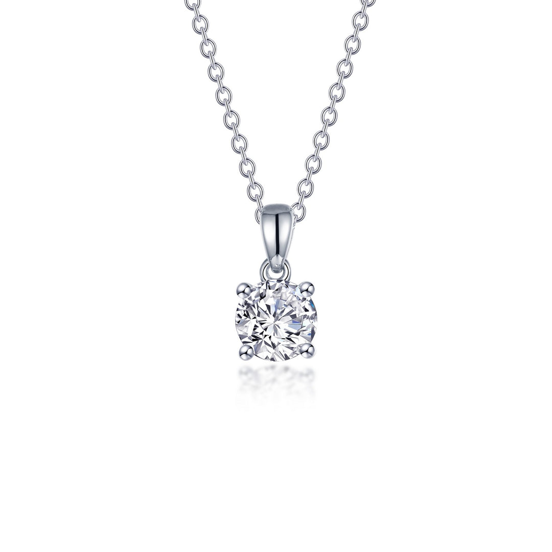 1.25 CTW 4-Prong Solitaire Necklace
