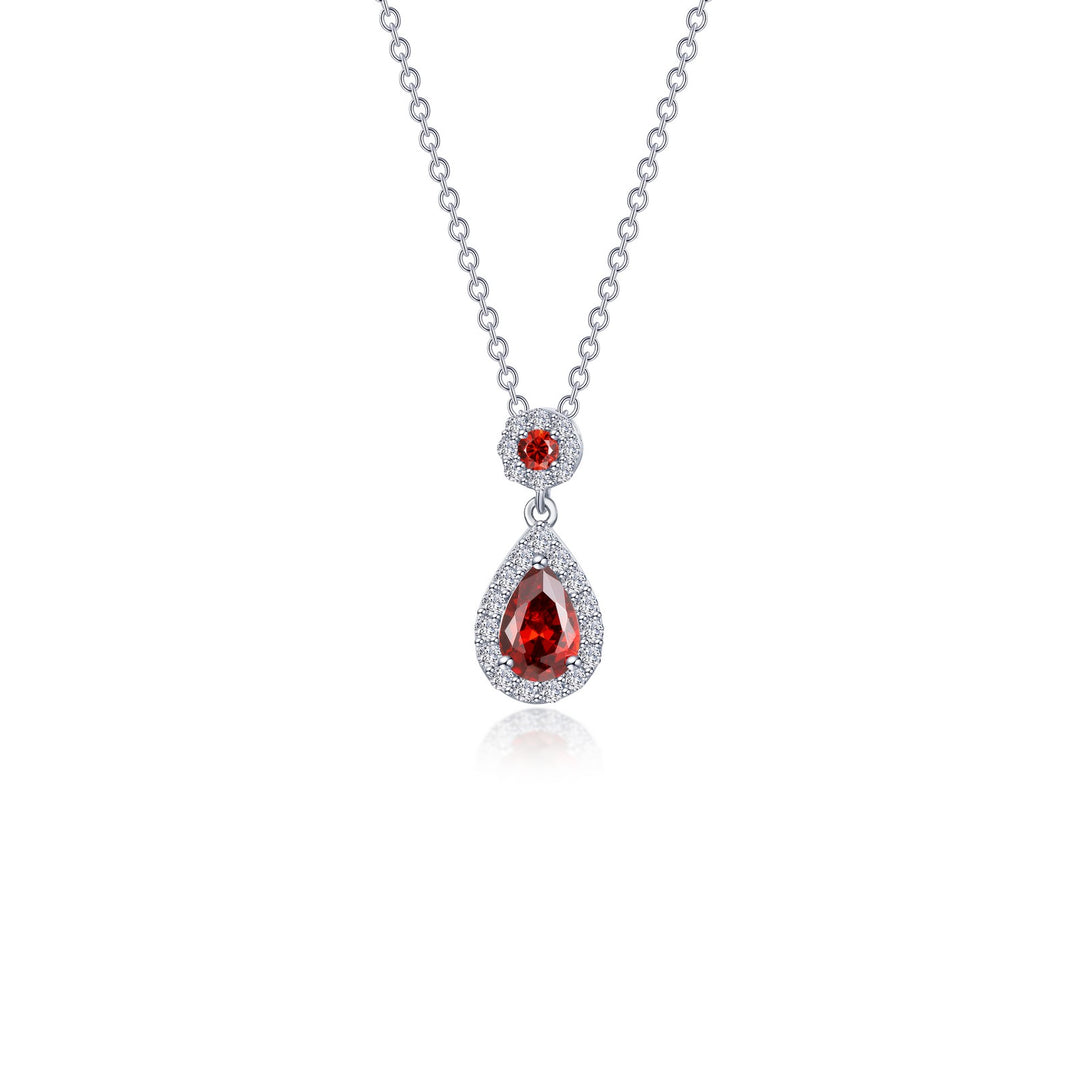 oval halo necklace 5