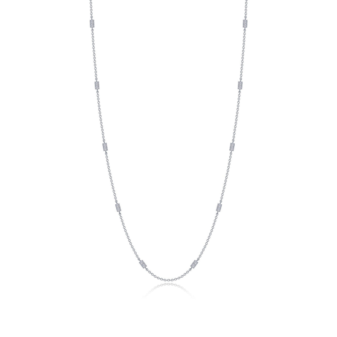 0 6 ctw adjustable station necklace