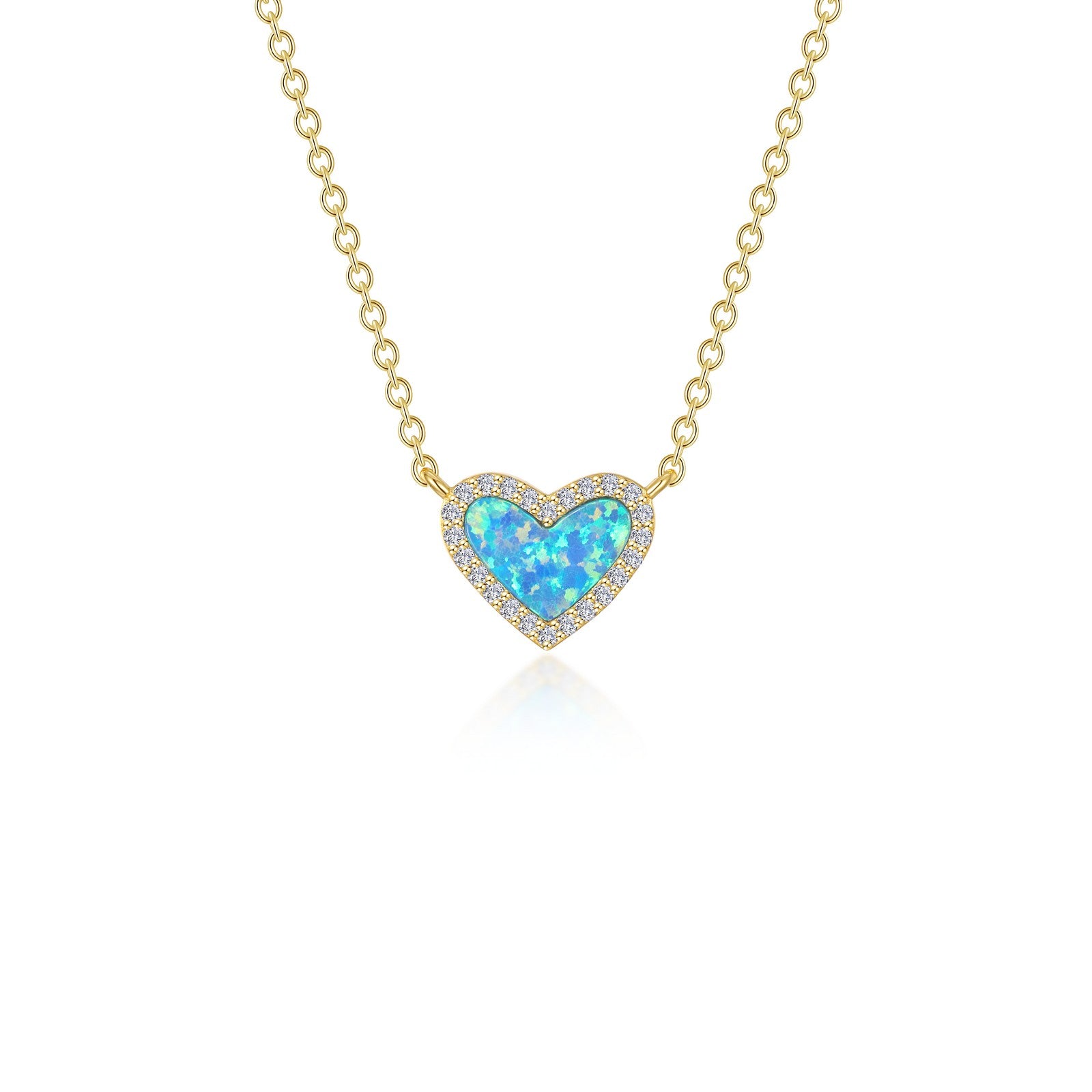halo heart necklace 1