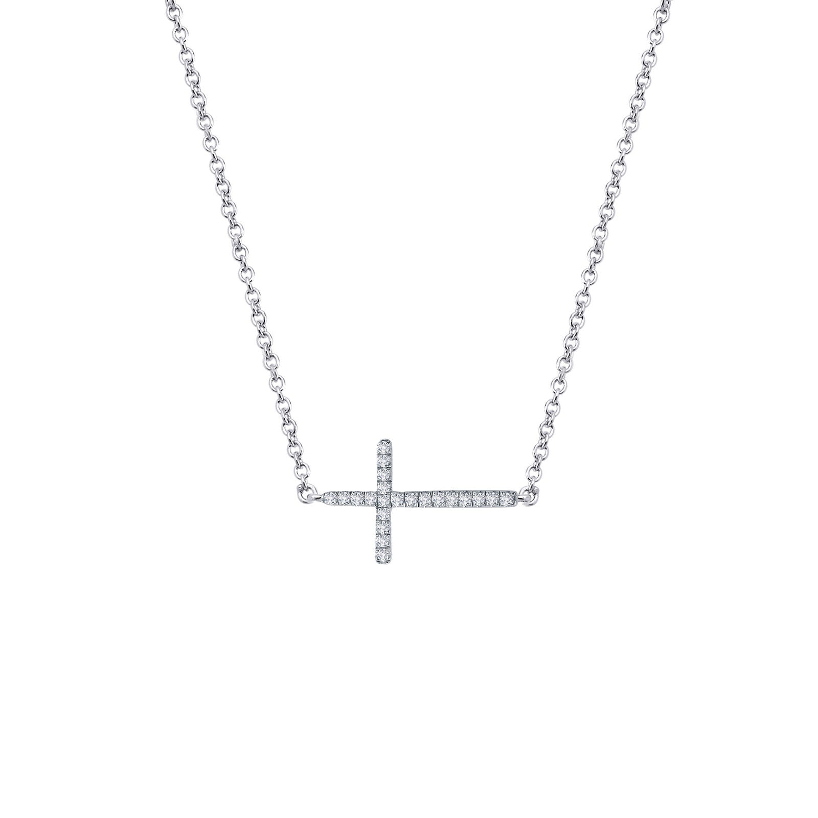 sideways cross necklace 1