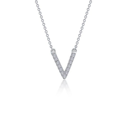 modern v shaped necklace