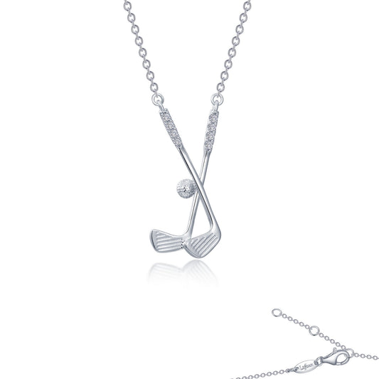 golf clubs necklace