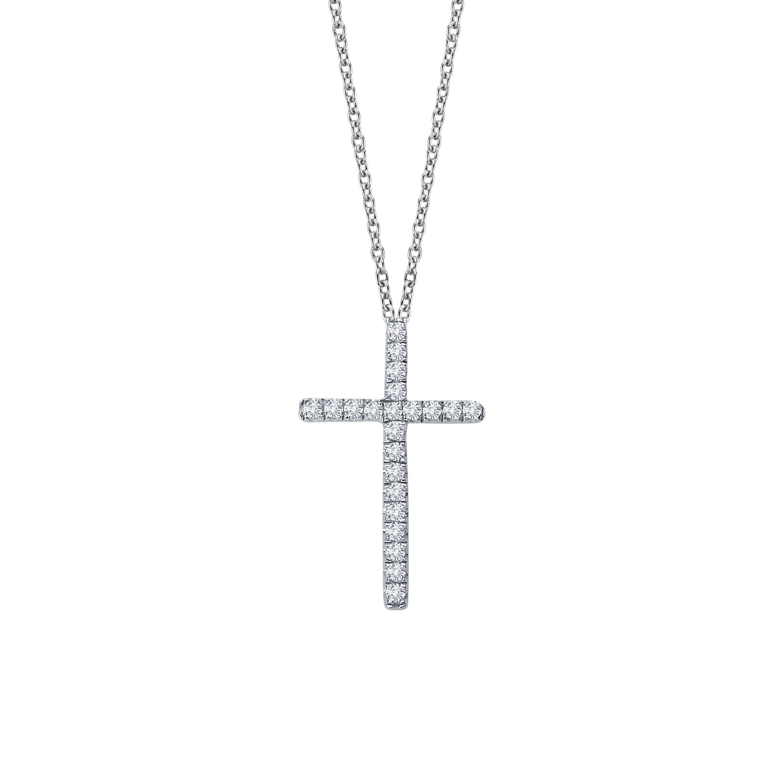0 22 ctw cross necklace