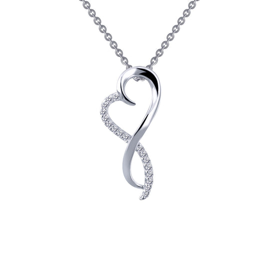 infinity heart pendant necklace 1