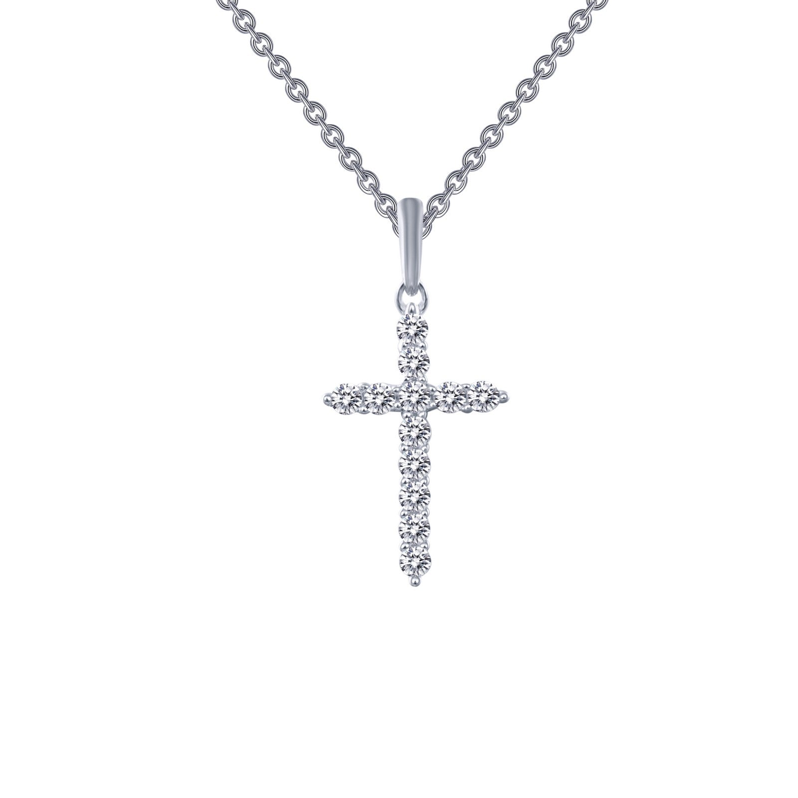 0 36 ctw cross pendant necklace