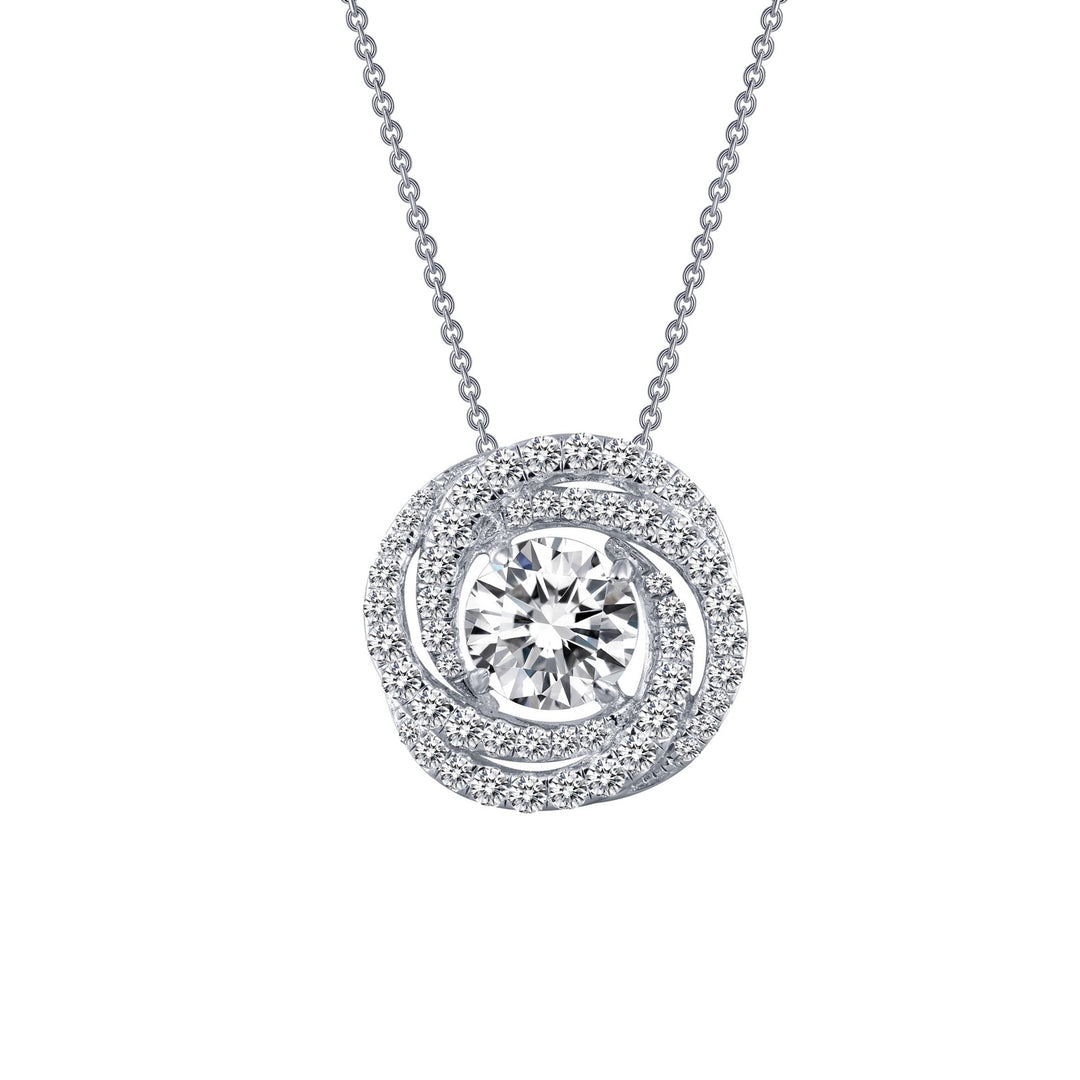 circle knot pendant necklace