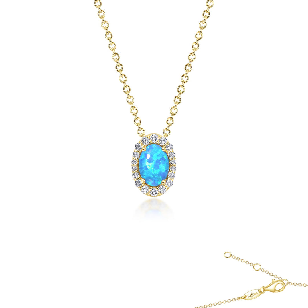 vintage inspired halo necklace 1
