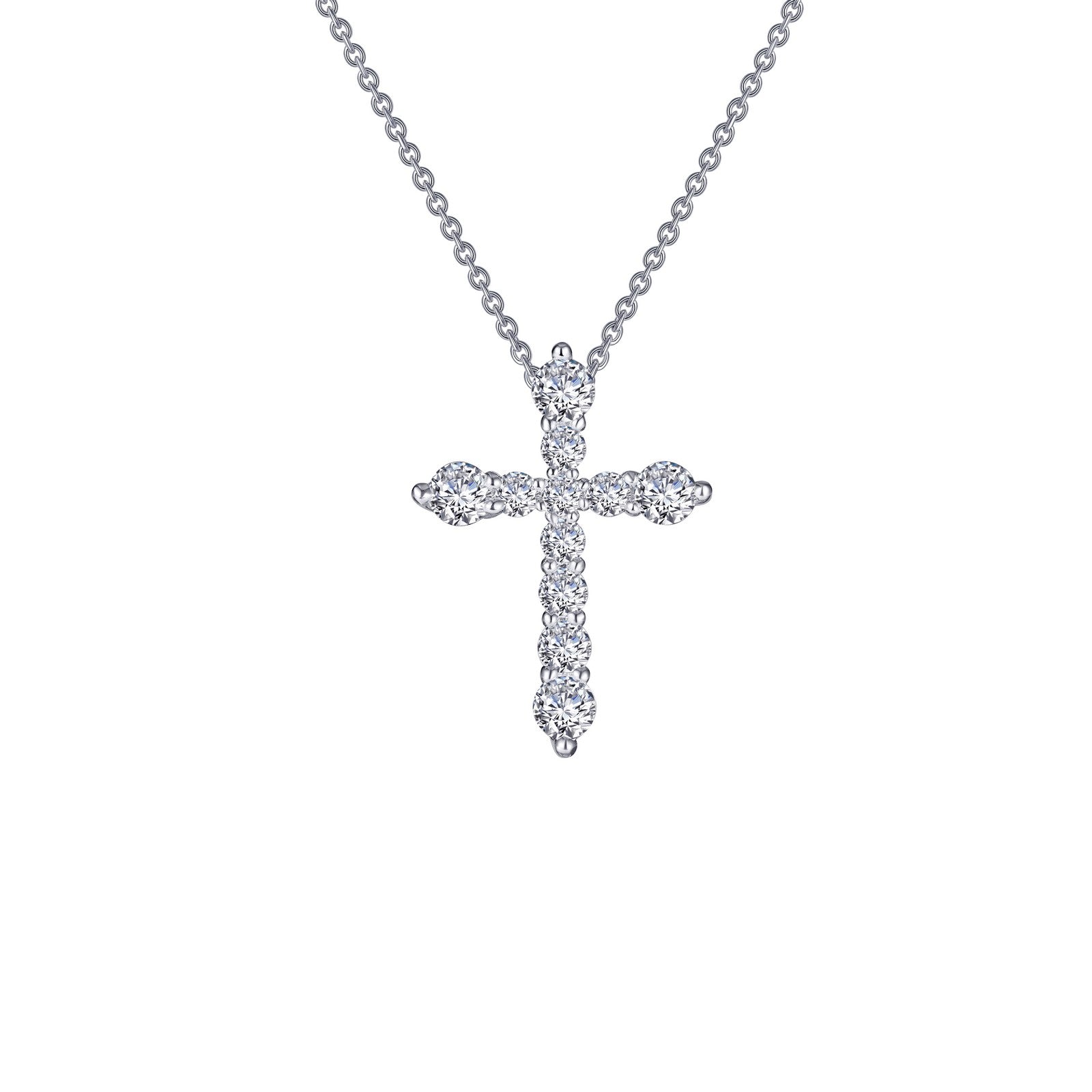 0 67 ctw cross pendant necklace