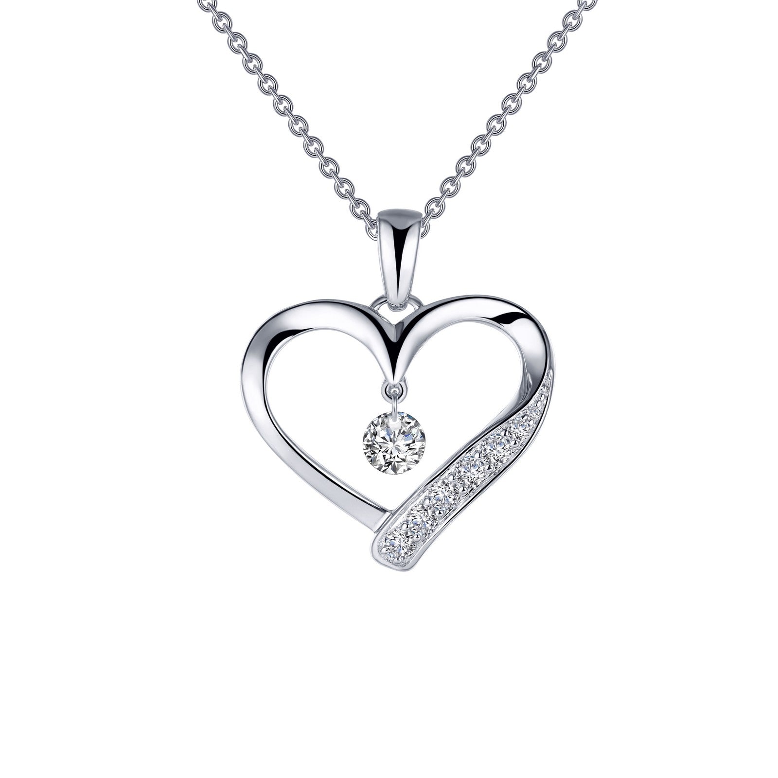 open heart pendant necklace 2